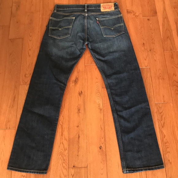 Men’s Levi 513 W30 L32 Dark Blue Wash Jeans - Picture 4 of 6